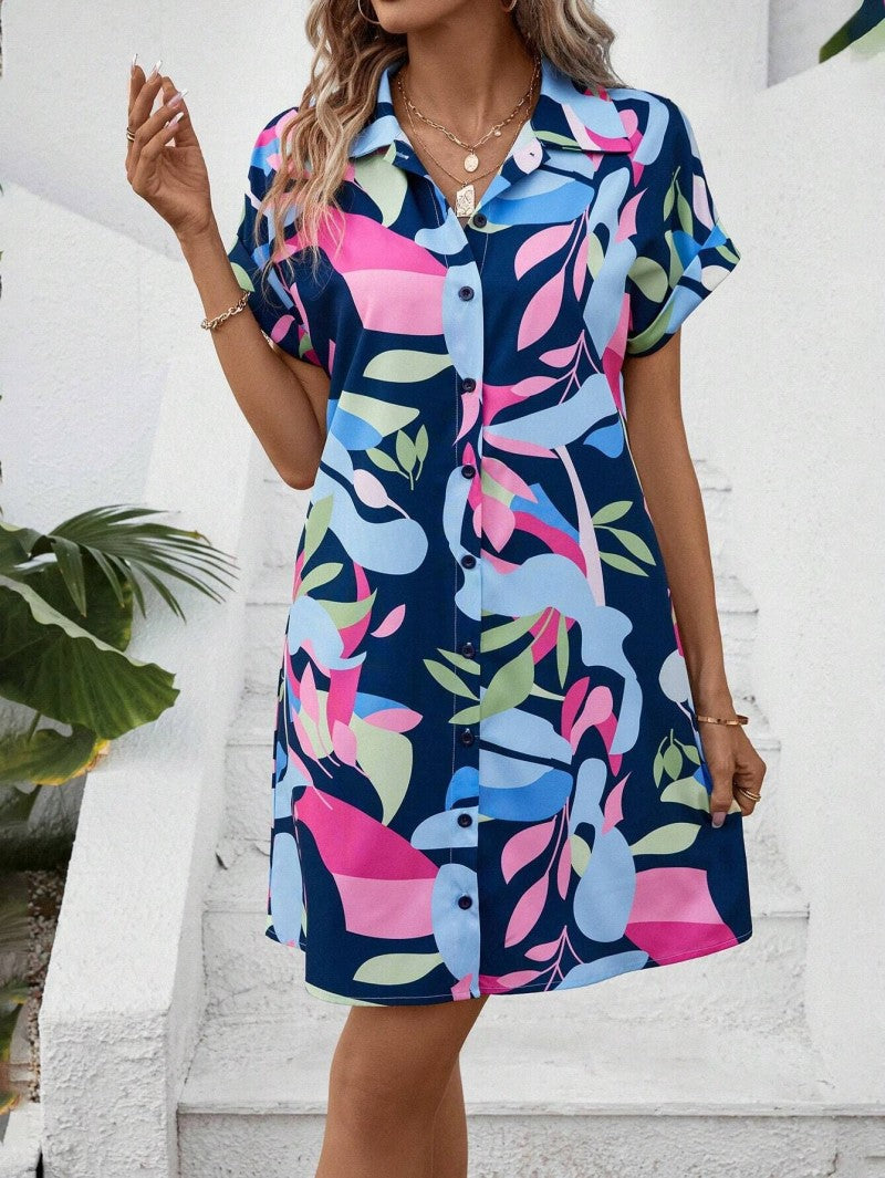 Millie | Könnyedén elegáns, nyomtatott ingruha
