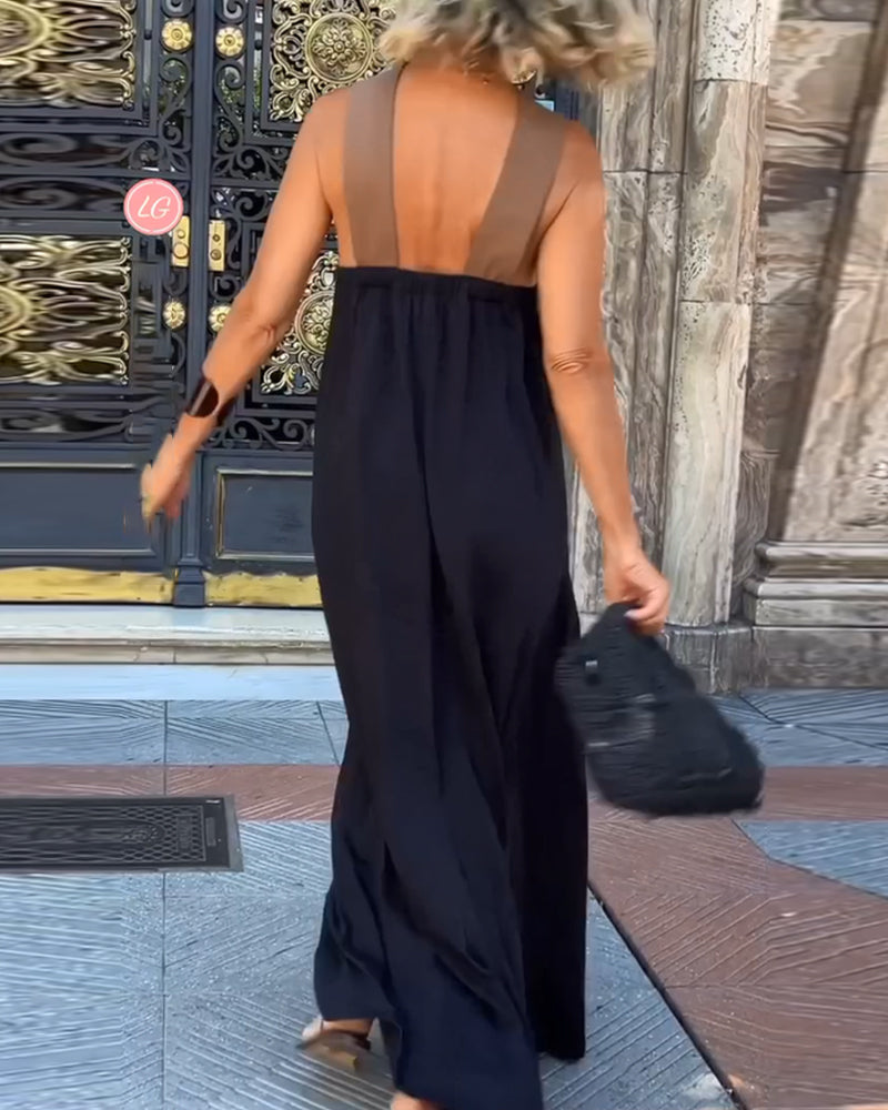 Nicole | Stílusos crossover nyakkivágású ruha