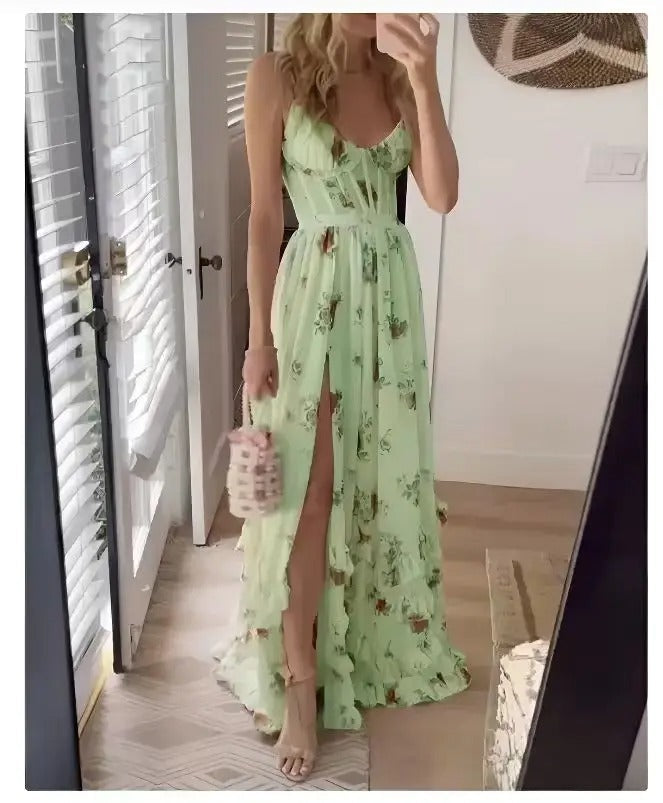Zaria | Elegáns virágmintás ruha