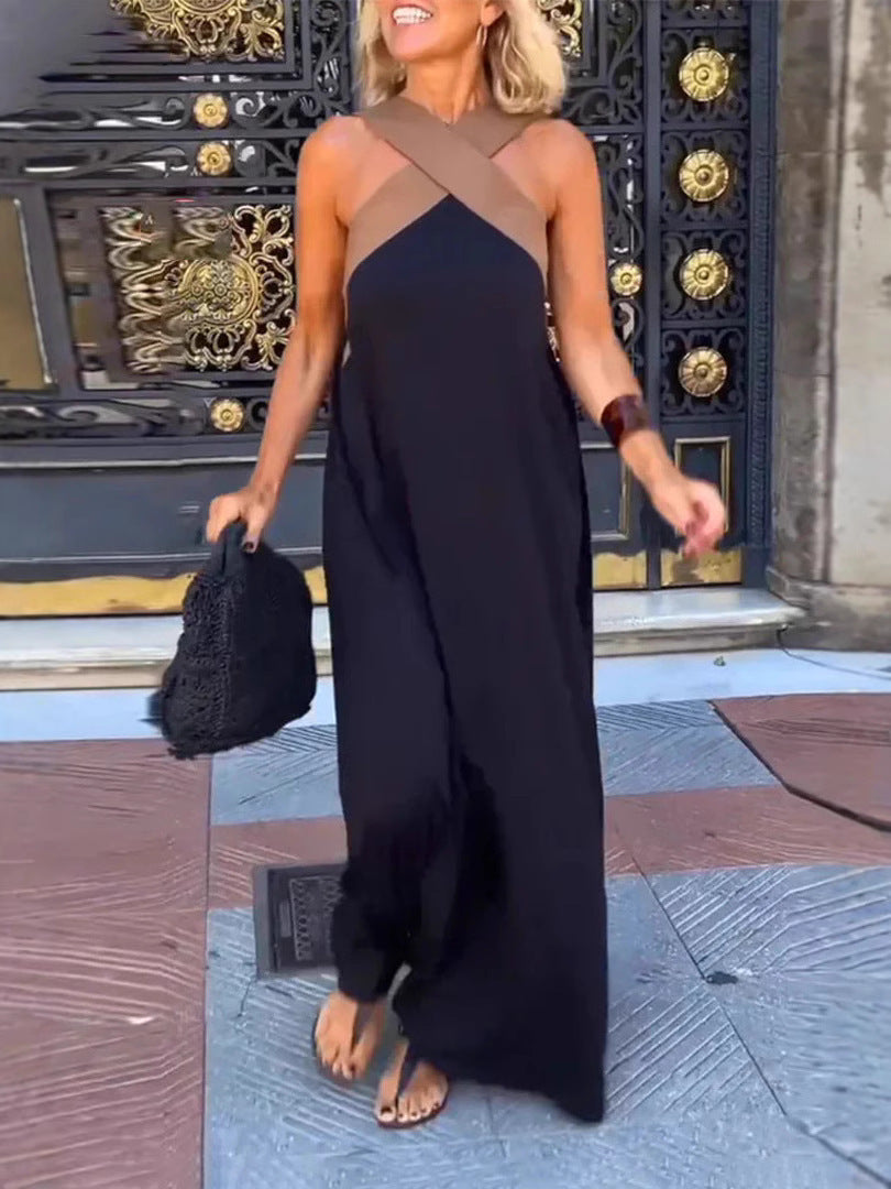 Nicole | Stílusos crossover nyakkivágású ruha