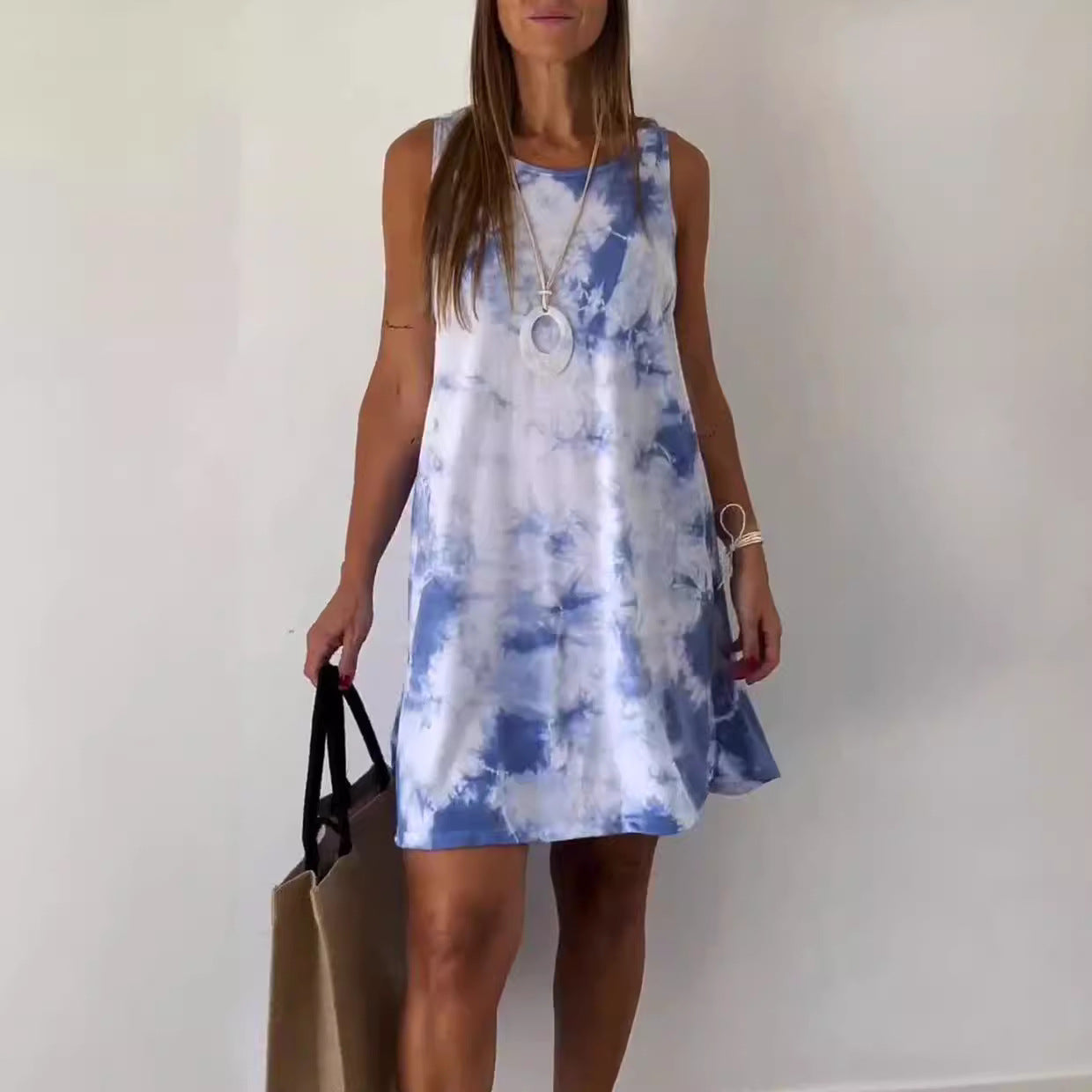 Josie | Gradiens tie dye mintás mini ruha