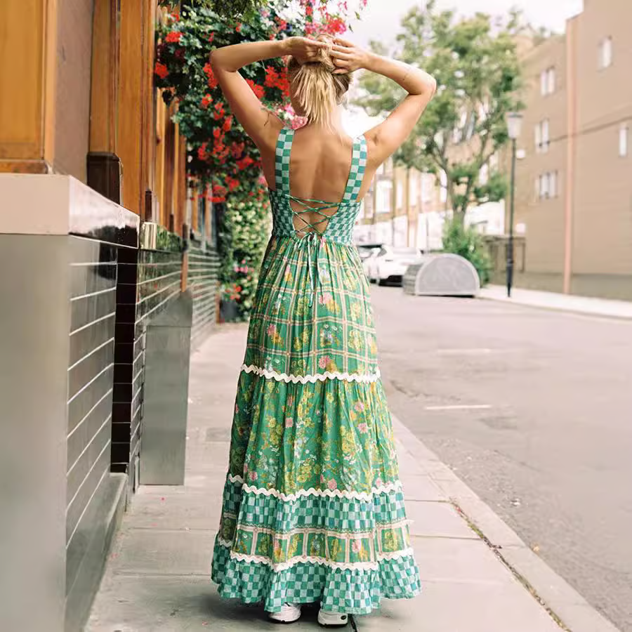 Basil | Sunshine Dreams boho maxi ruha