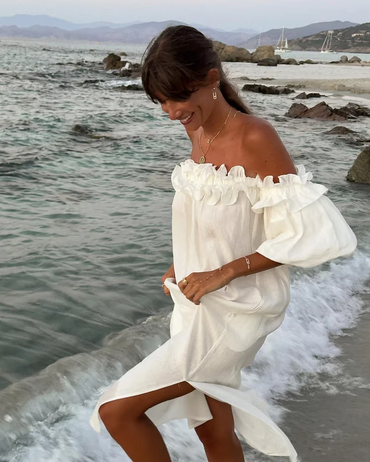 Sofia | Linen Dreams vállpántos ruha