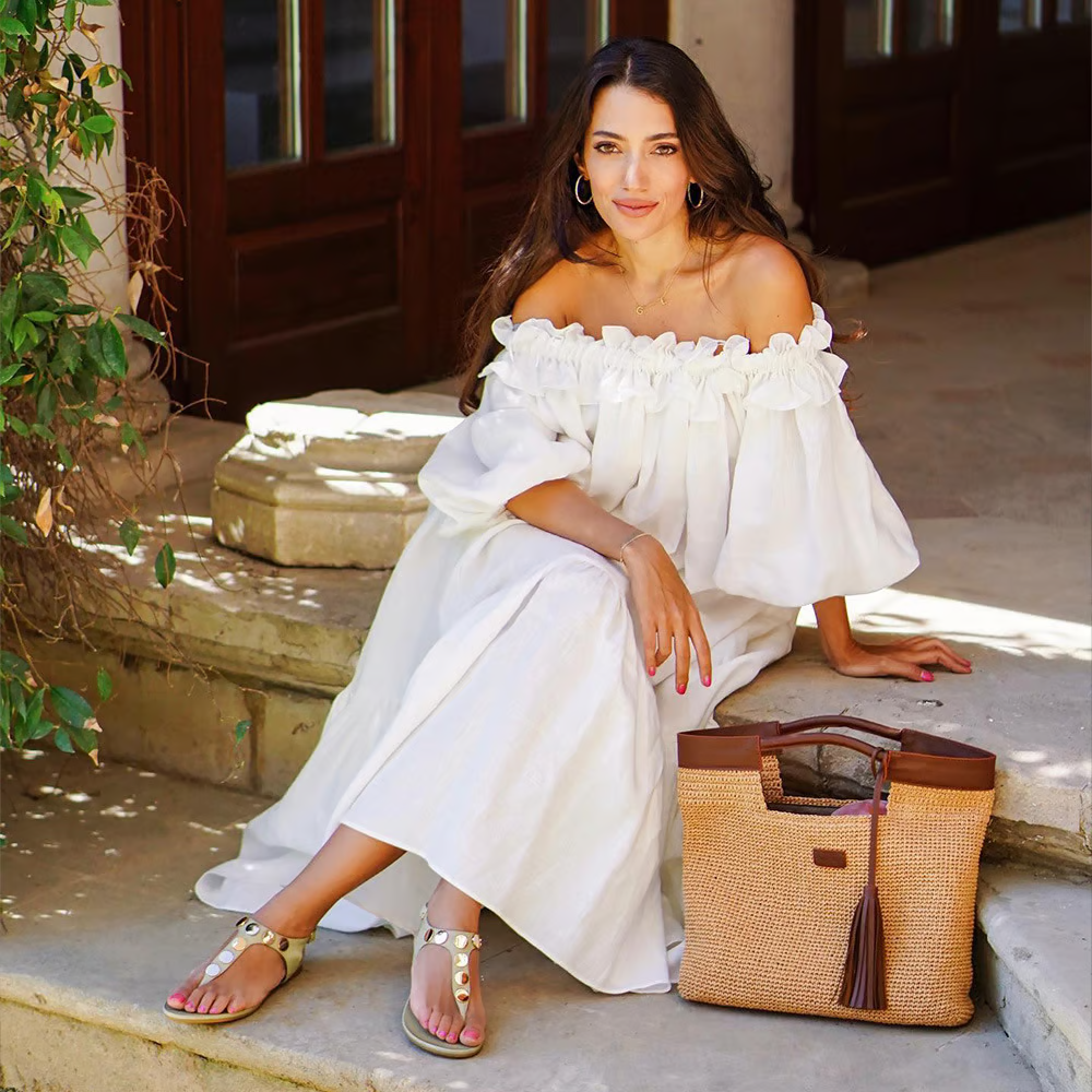 Sofia | Linen Dreams vállpántos ruha