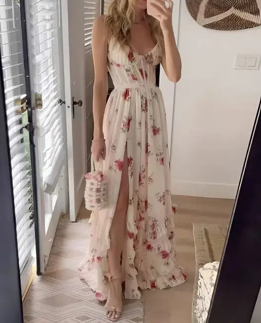 Zaria | Elegáns virágmintás ruha