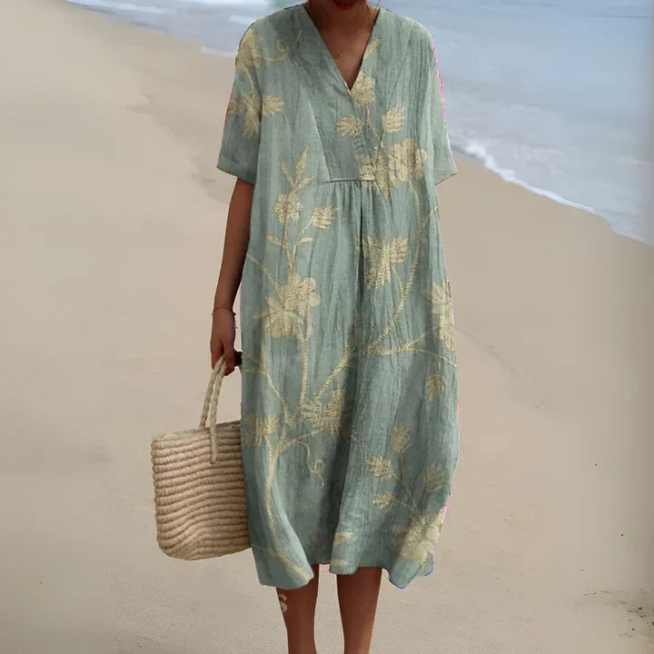 Saskia | Sikkes Summer Breeze nyomtatott ruha
