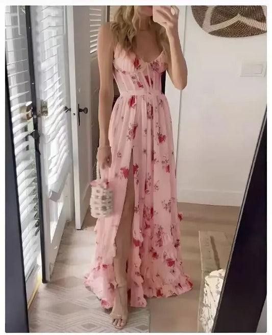 Zaria | Elegáns virágmintás ruha
