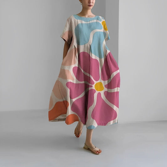 Éva | Retro, nagy swing, laza maxi ruha