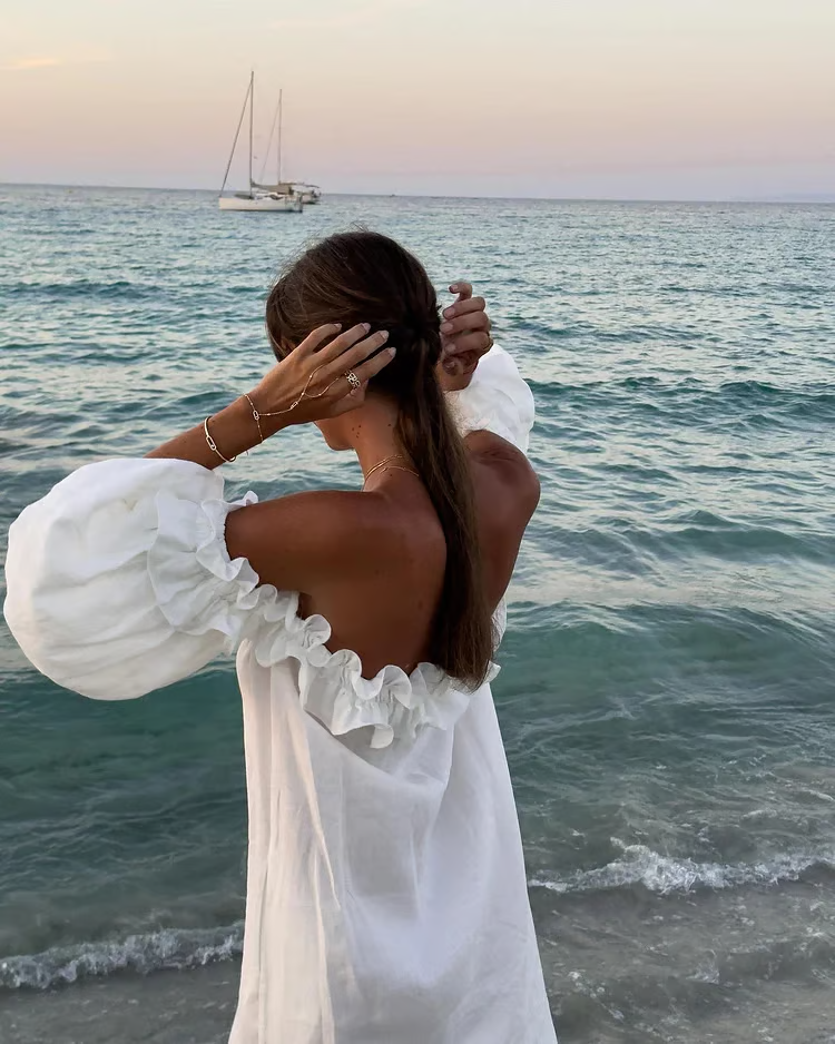 Sofia | Linen Dreams vállpántos ruha