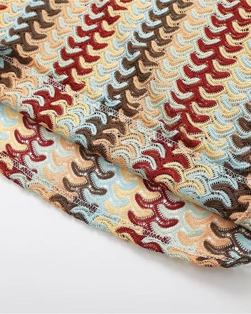 Charlotte | Boho horgolt strand tunika ruha